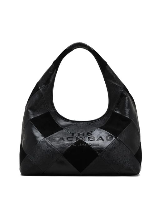 Marc Jacobs Women's Black Sack Patchwork Shoulder Bag