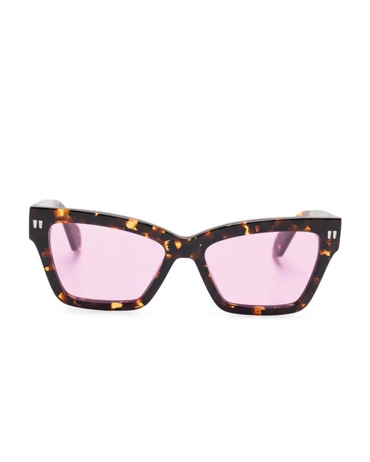 Off-White c/o Virgil Abloh Pink Cat-Eye Sunglasses