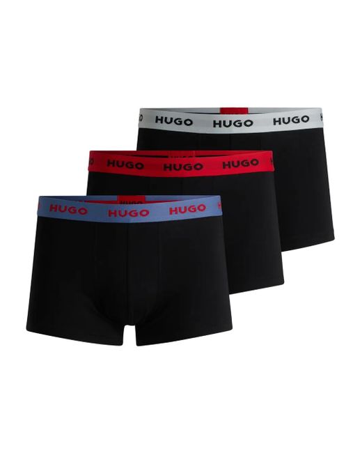 メンズ HUGO ストレッチ ボクサーパンツ セット Red