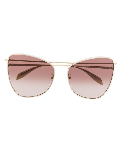 Alexander McQueen Pink Klassische Cat-Eye-Sonnenbrille