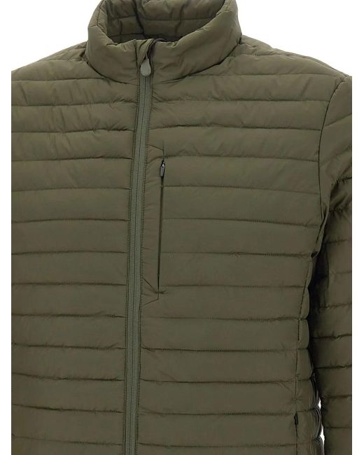 Save The Duck Green Erion Quilted Puffer Jacket for men