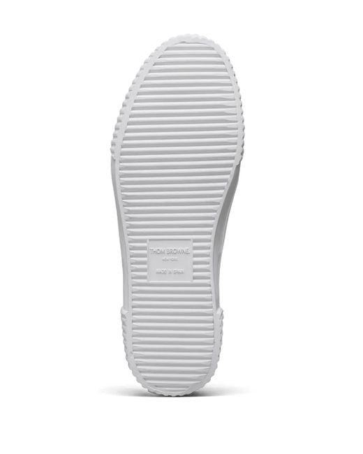 Thom Browne White Funmix Heritage Sneakers