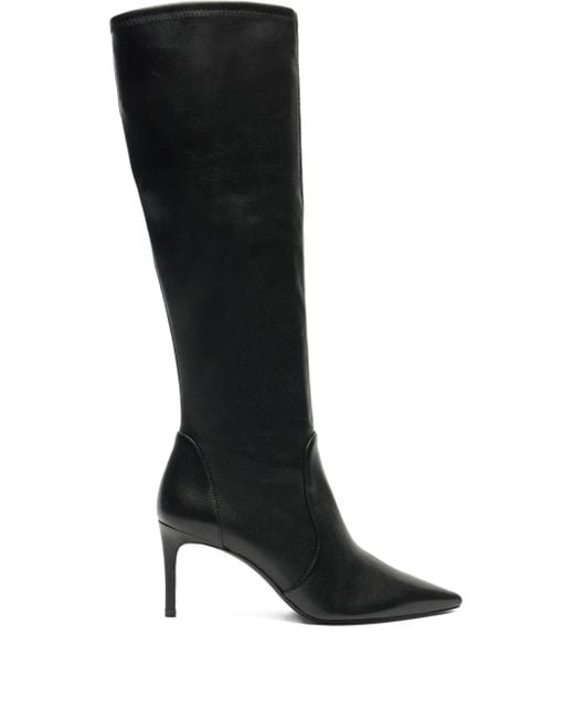Stuart Weitzman Black Kniehohe Stiefel