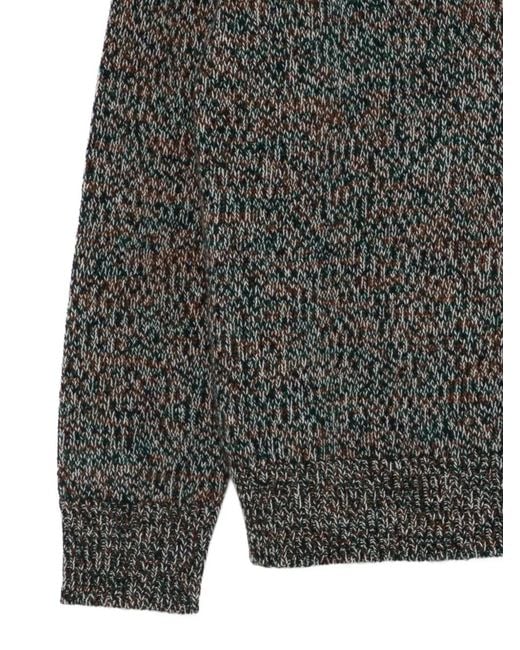 Barena Gray Crew-Neck Sweater for men