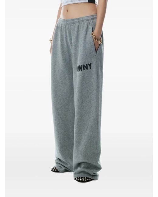 Alexander Wang Blue Graphic Articulated Trousers