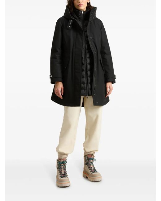 Woolrich Black Ramar Cloth Parka
