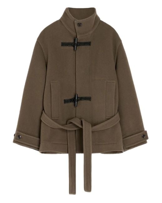 Lemaire Brown Dufflecoat Mit Knebelverschluss