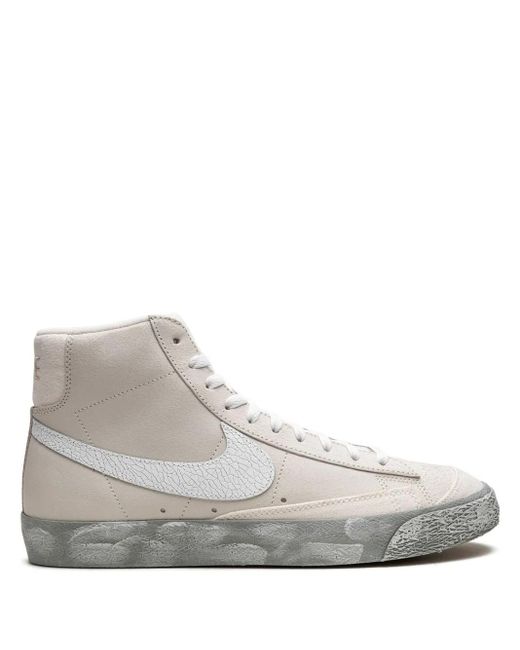 Nike White Blazer Mid '77 Emb "Summit" Sneakers for men