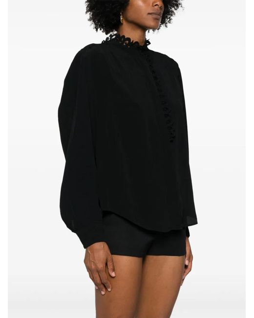 Isabel Marant Black Stylish Elegance Top