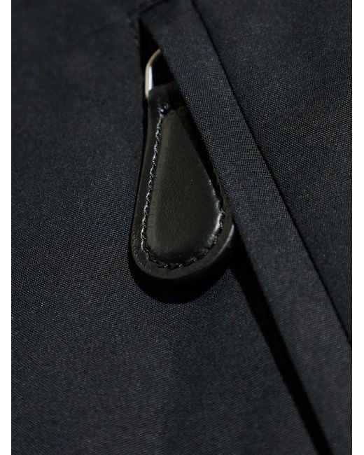 Jil Sander Blue Zip-Pocket Overshirt for men