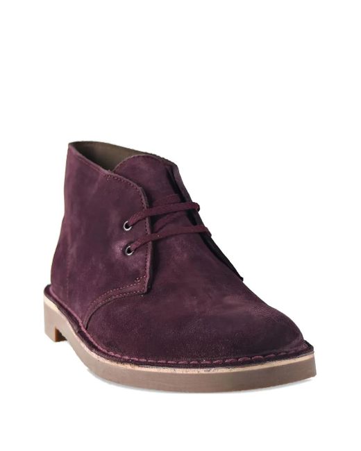 Clarks Purple Bushacre Boots for men