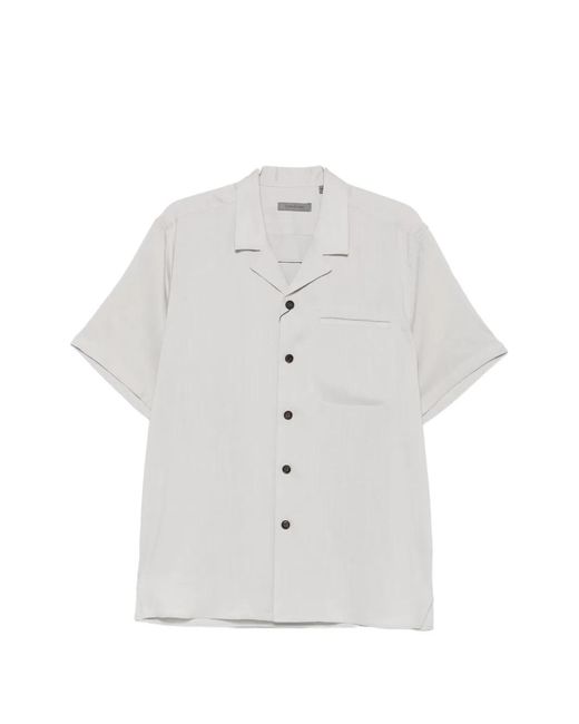 Corneliani White Short-Sleeve Shirt for men
