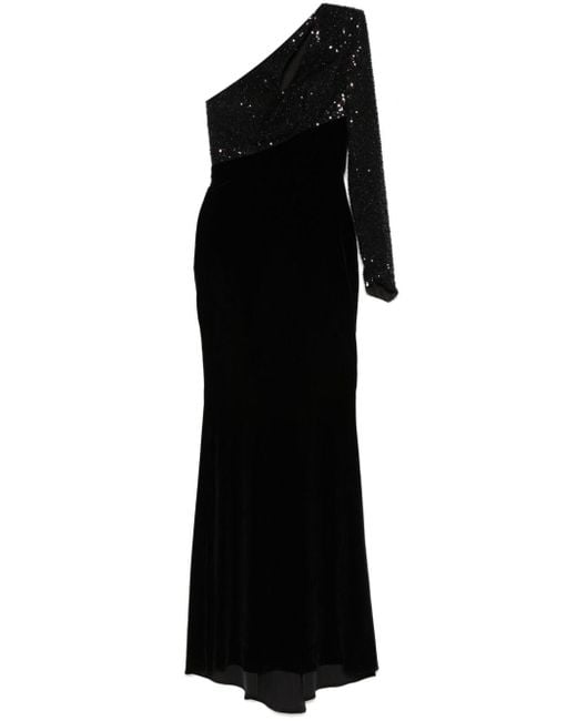 Cristallini Black Zephyra Gown