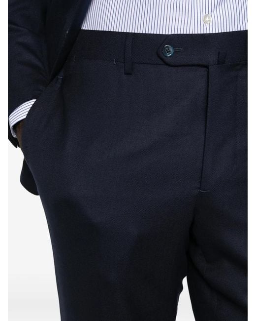 Isaia Pak Met Knopen in het Blue voor heren