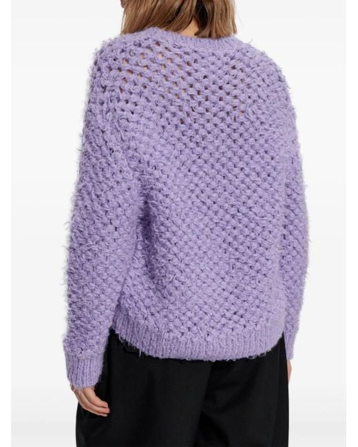 Jersey de mezcla de lana Givenchy de color Purple
