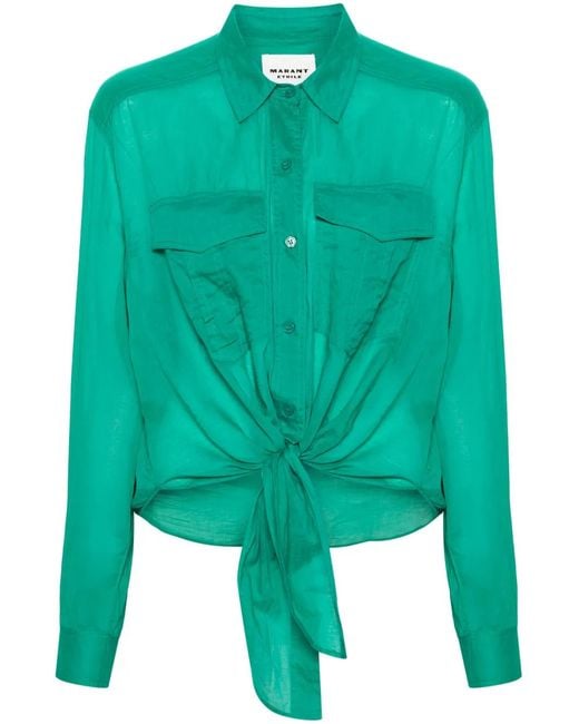 Isabel Marant Green Nath Shirt