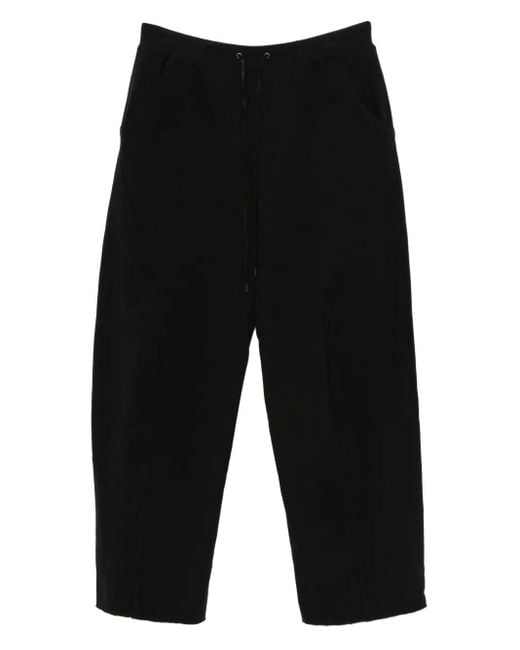 The Viridi-anne Black Sweat Wide Pants for men