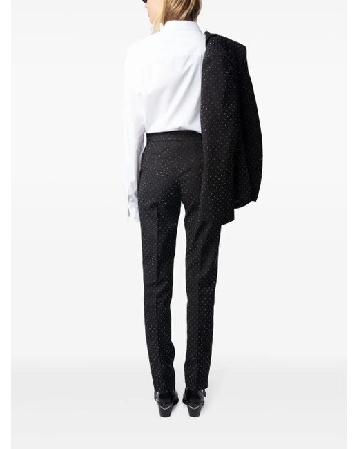Zadig & Voltaire Black Panny Trousers