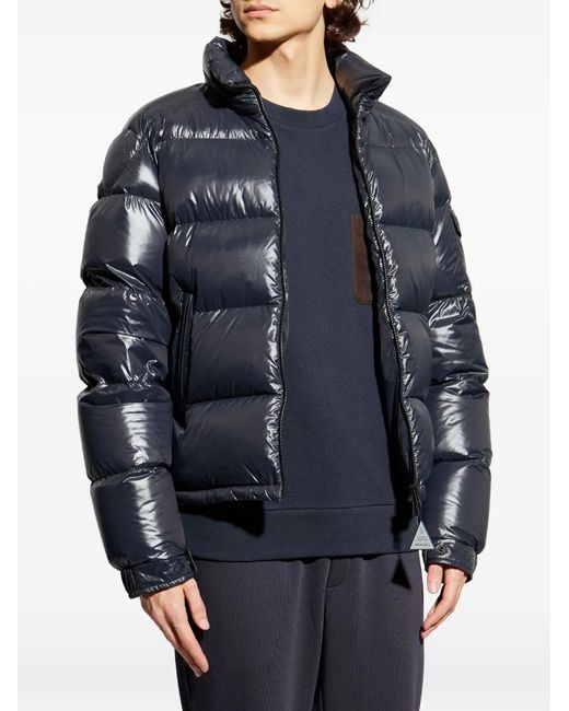 Moncler Blue Down Jackets for men