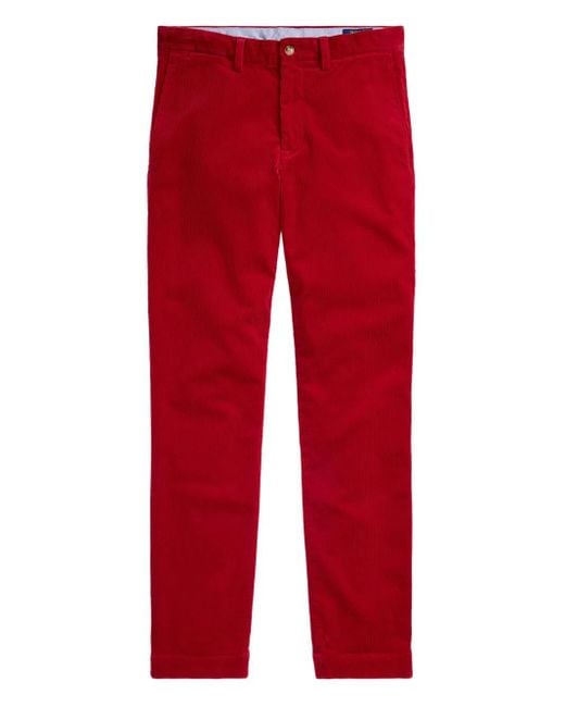 メンズ Polo Ralph Lauren コーデュロイ パンツ Red