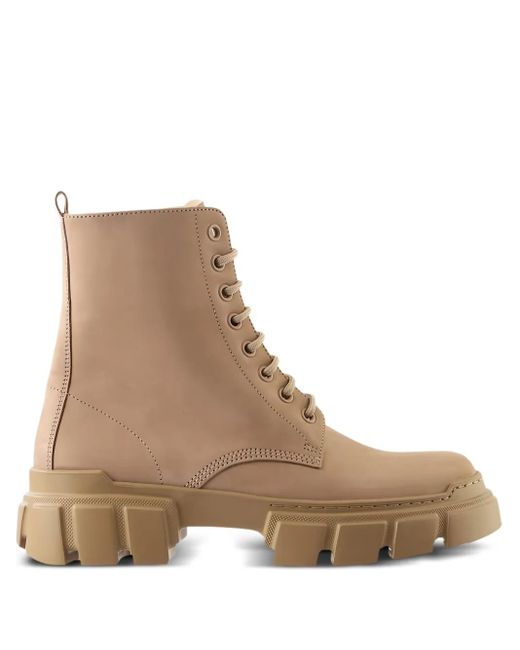 Högl Brown Forrest Chunky-Sole Combat Boots