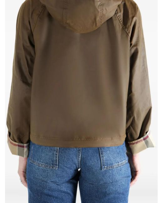 Barbour Brown Corduroy-Collar Jacket