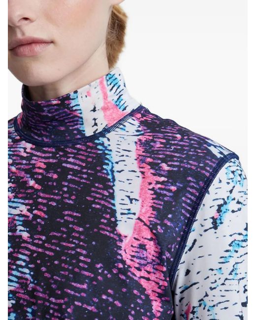 Top Aztech Con Capa Base Aztech Mountain de color Blue