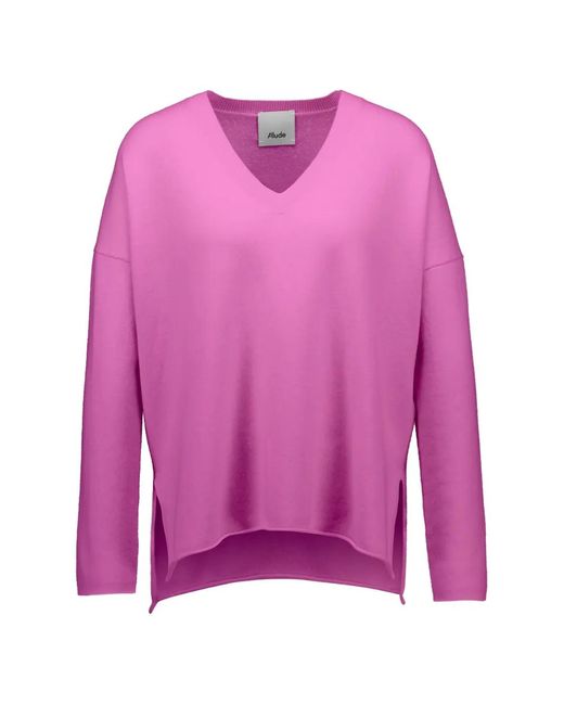 Allude Pink Pull À Col V