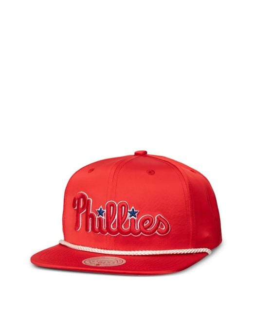 Mitchell & Ness Red Mlb Satin Dreams Snapback Cap for men