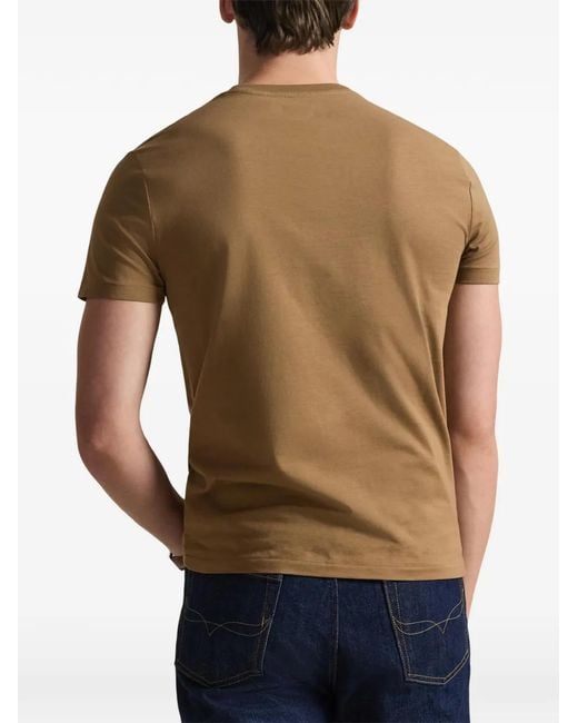 Polo Ralph Lauren Brown Short Sleeves Classic T-Shirt for men