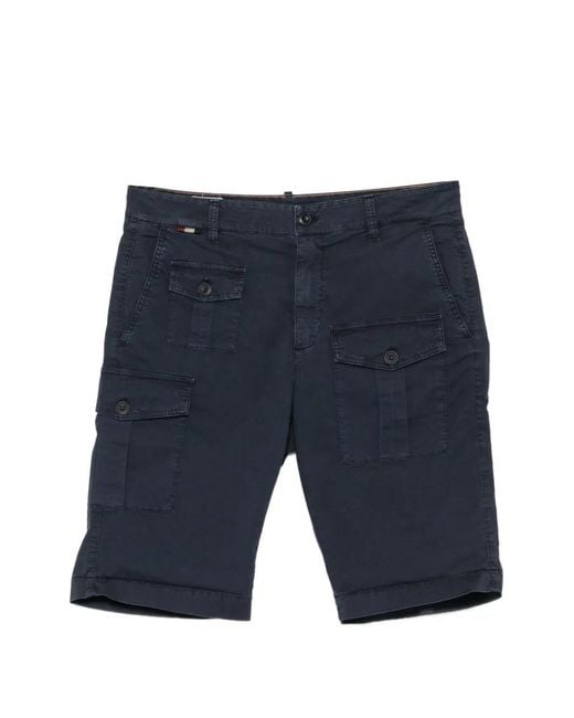 Mason's Blue George Cargo Shorts for men