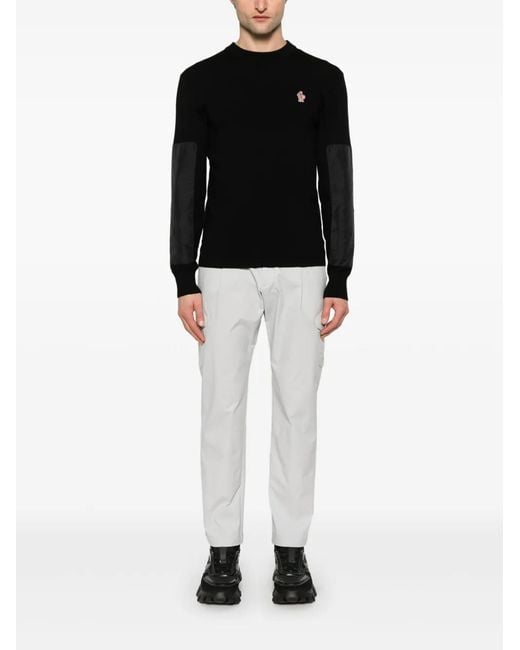 Herno White Technical Cargo Pants for men