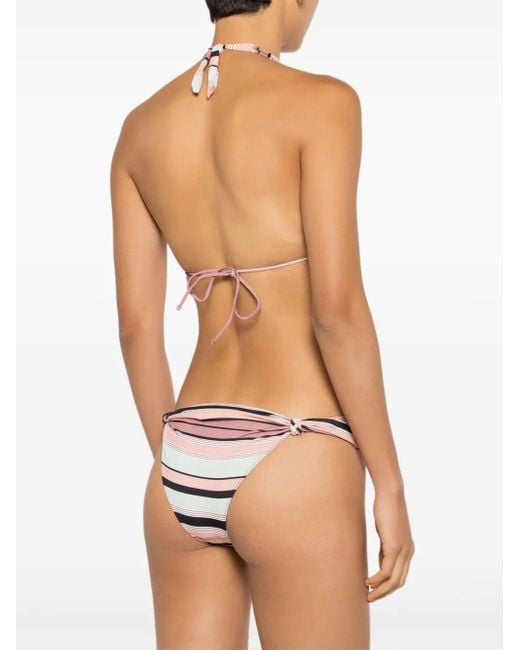 Clube Bossa Pink Gestreiftes Rings Bikinihöschen