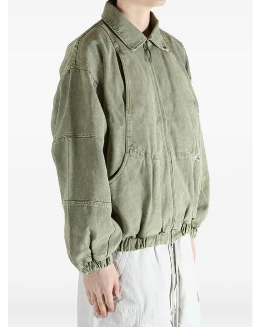Roa Green Panelled Zip Jacket for men