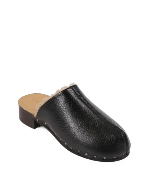 Our Legacy Black Mules Naoto Cloutées