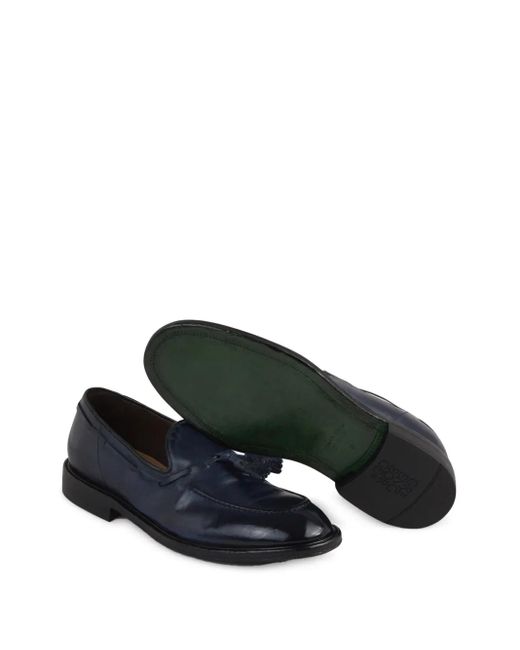 Mocassini Con Nappa di Green George in Blue da Uomo
