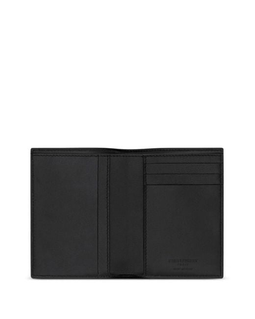 Saint Laurent Black Paris Leather Bifold Wallet for men