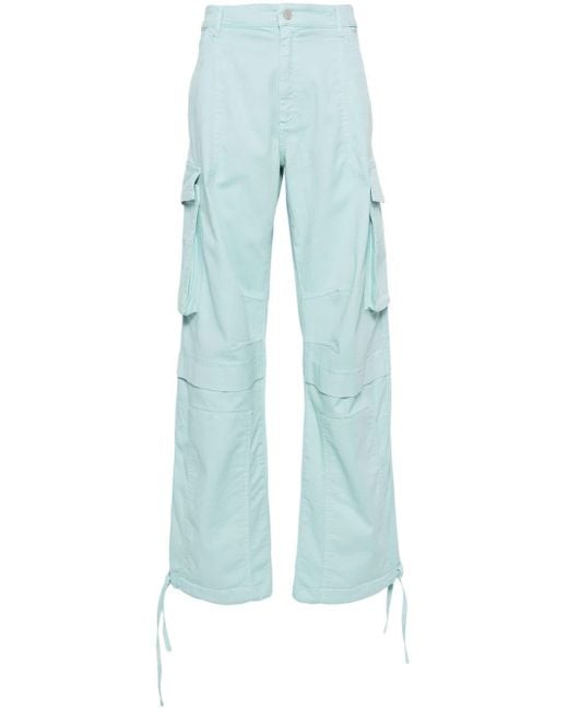 Moschino Jeans Blue Wide-leg Cargo Trousers