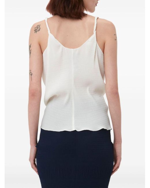 J.W. Anderson White Knotted Strap Top