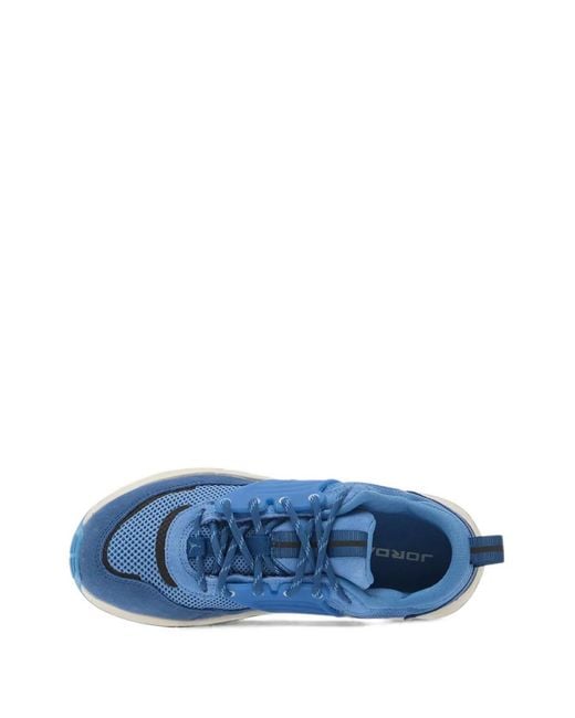 Nike Blue Mesh-Panel Sneakers