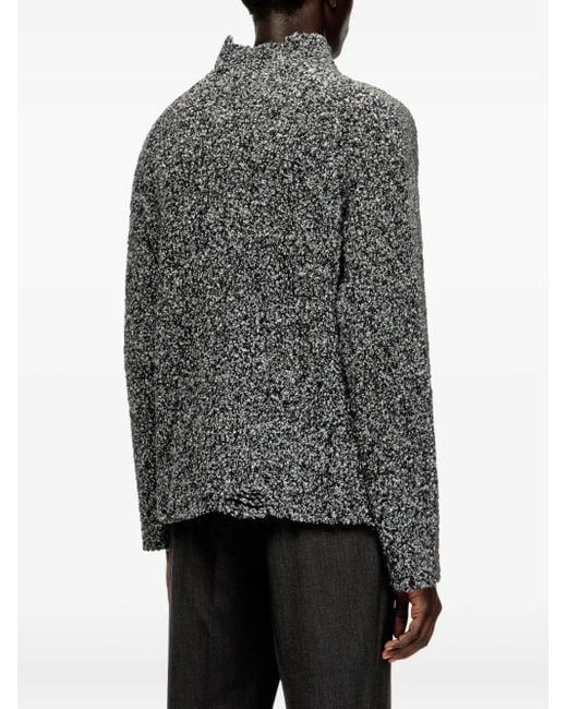 DIESEL Gray Turtlenecks for men