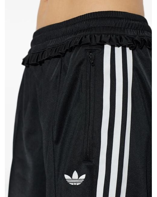 Adidas Black Pleated Firebird Track Pants