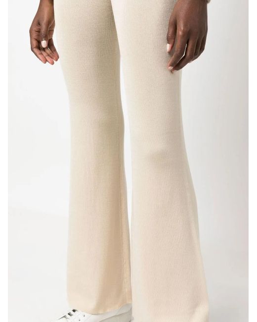 St. Agni Flared Broek in het Natural