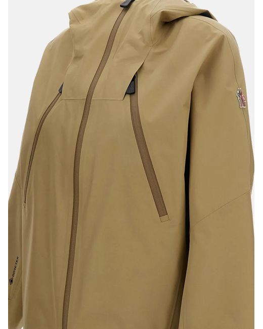 Moncler Green Zip-Pockets Hooded Jacket