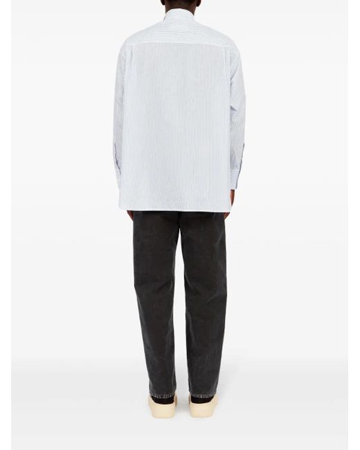 MM6 by Maison Martin Margiela Hemd Mit Logo-Print in White für Herren