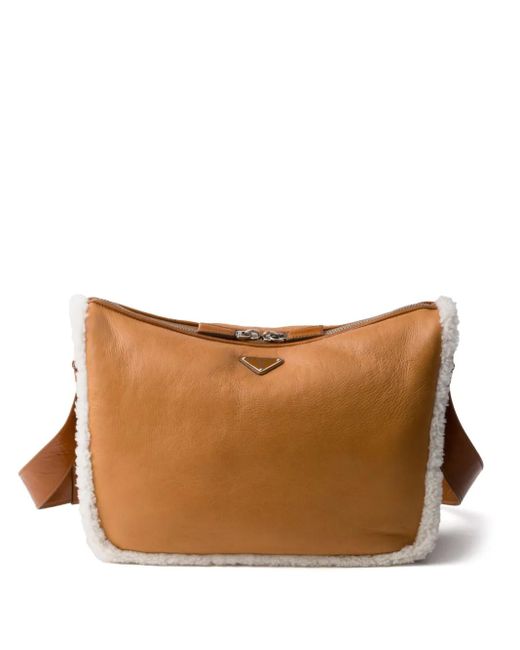 Borsa A Spalla di Prada in Brown da Uomo