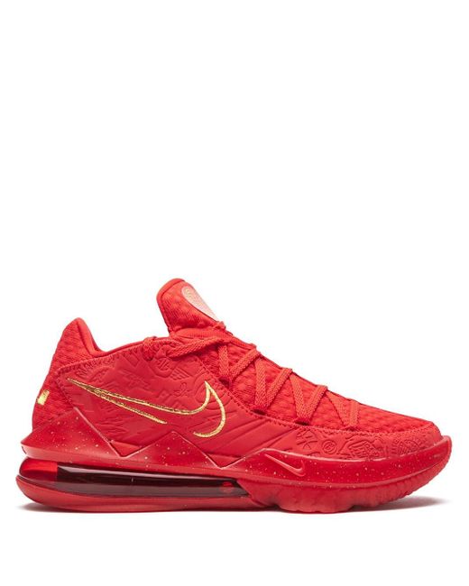 Zapatillas LeBron 17 Low Titan Nike de hombre de color Rojo | Lyst