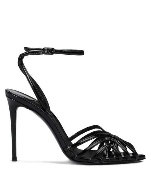 Le Silla Black Embrace Strappy Sandals