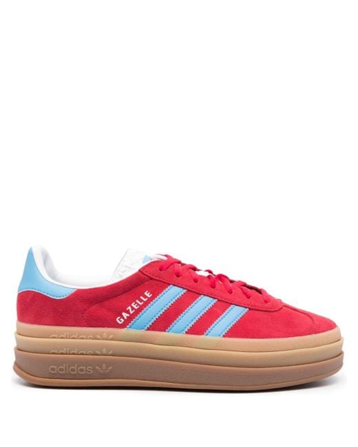 Womens red hotsell gazelle adidas