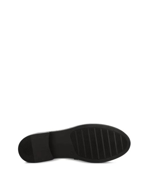 JONAK PARIS Black Mirna Leather Loafers